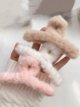 Plush Fur Hair Clip