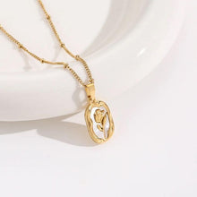 White Floral Pendant