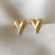 Long Heart Earrings