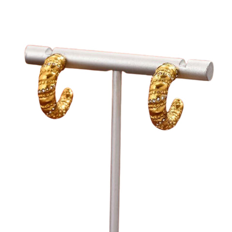 C Shape Fancy Earrings