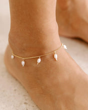 White Stone Anklet