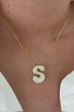 S Bubble Necklace