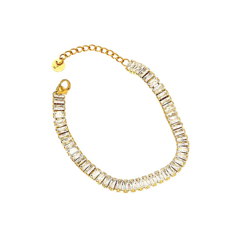 Golden Tennis Bracelet