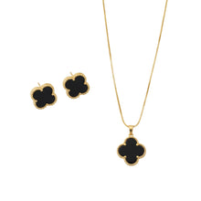 Clover Pendant and Studs